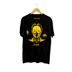 KAFF-Shirt - Jenny (schwarz/gelb)