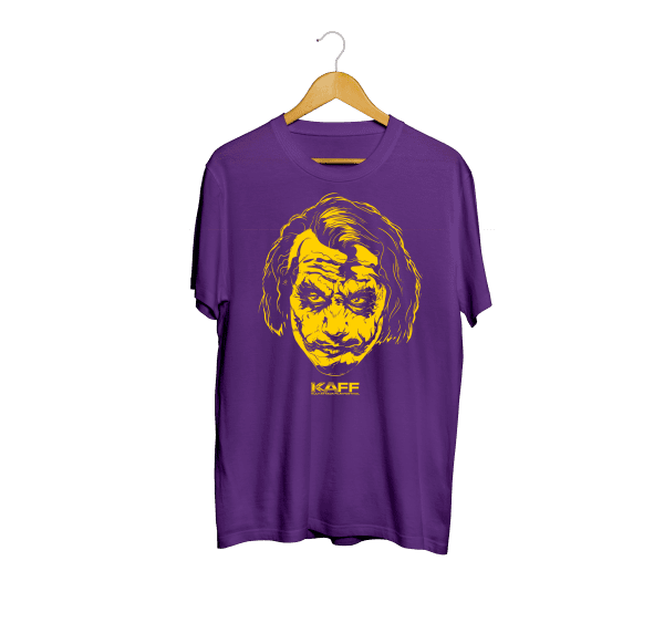 KAFF-Shirt - Joker (purple/gelb)